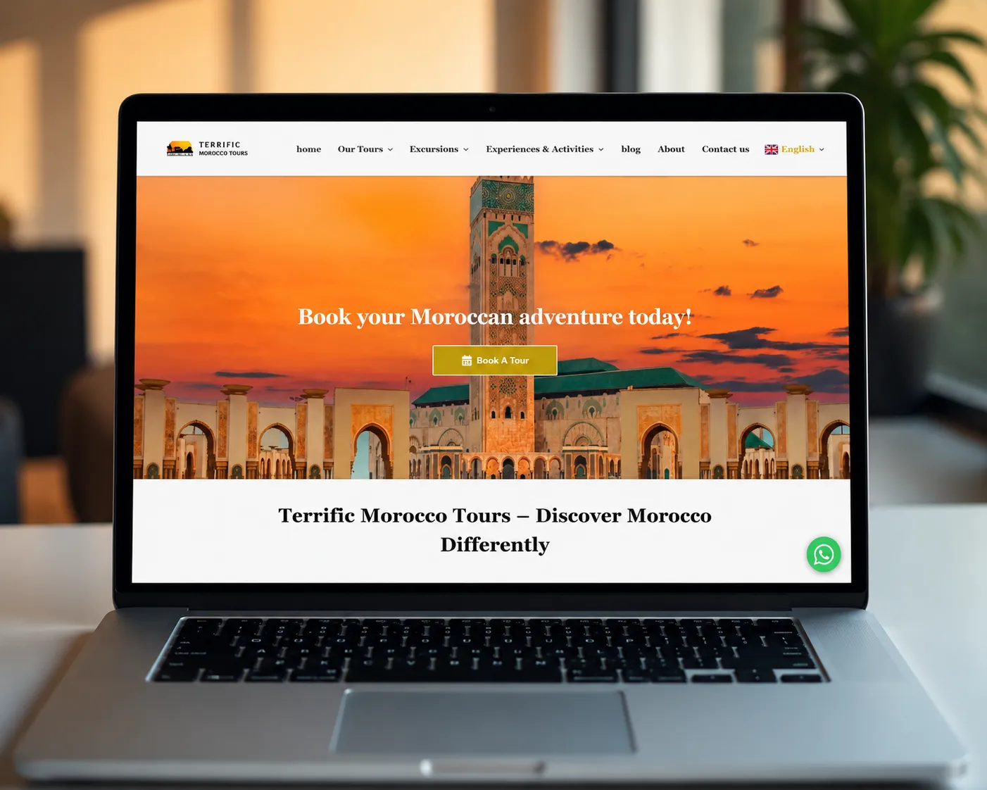 Site WordPress réalisé par SpaceWeb