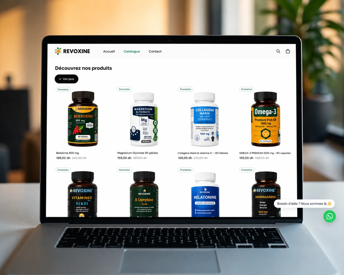 Projet e-commerce réalisé par SpaceWeb