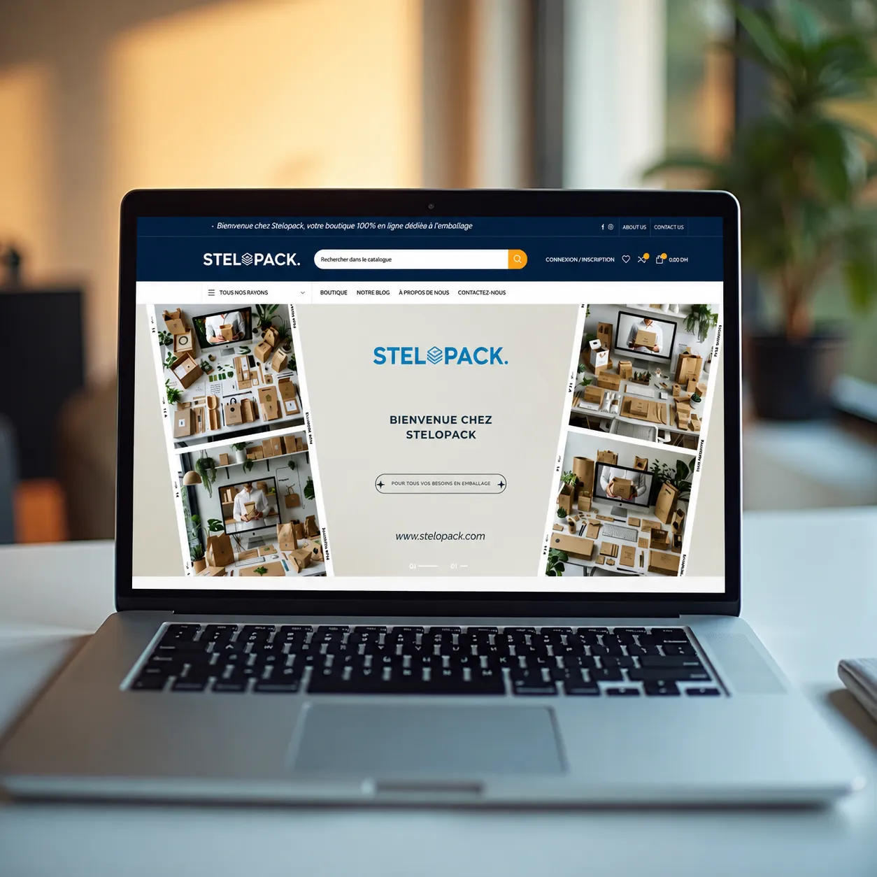 Site WordPress réalisé par SpaceWeb