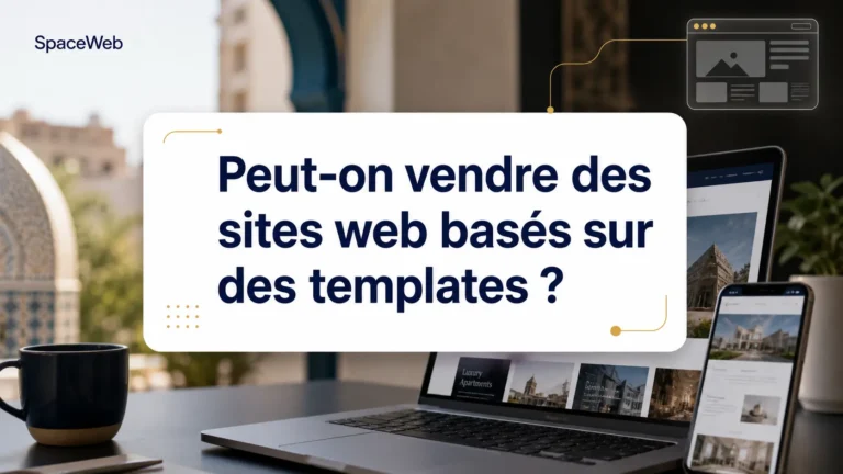Peut-on vendre des sites web basés sur des templates ?