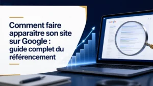 comment faire apparaitre son site sur google