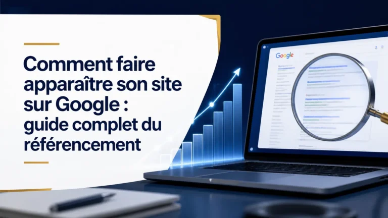 comment faire apparaitre son site sur google